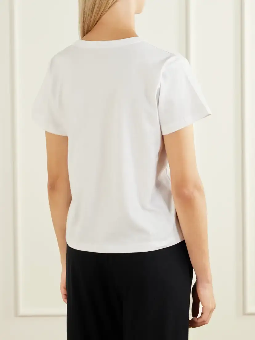 LESET Margo Cotton-jersey T-shirt | Thumbnail 3 LESET Margo Cotton-jersey T-shirt | Thumbnail 3