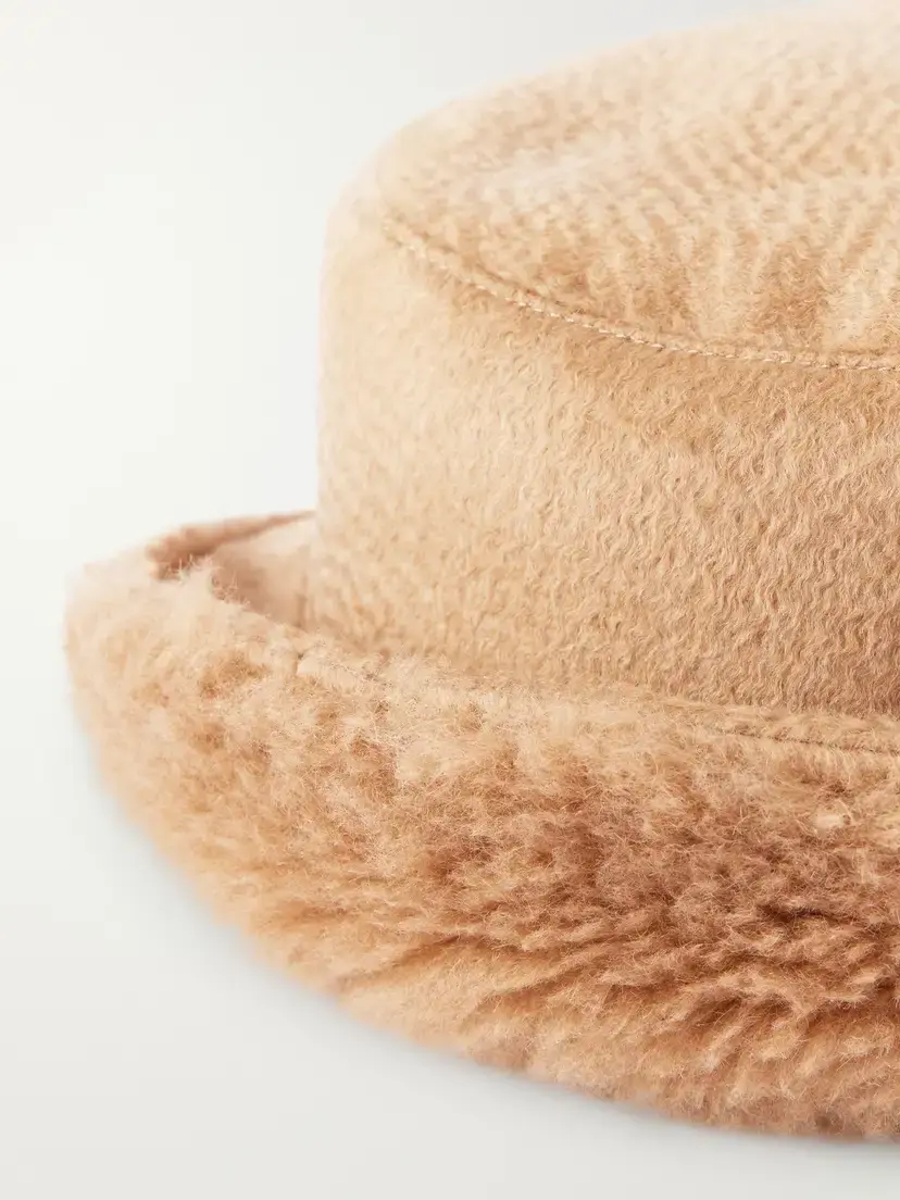 Max Mara Fiducia Teddy Camel-hair Bucket Hat | Thumbnail 4 Max Mara Fiducia Teddy Camel-hair Bucket Hat | Thumbnail 4
