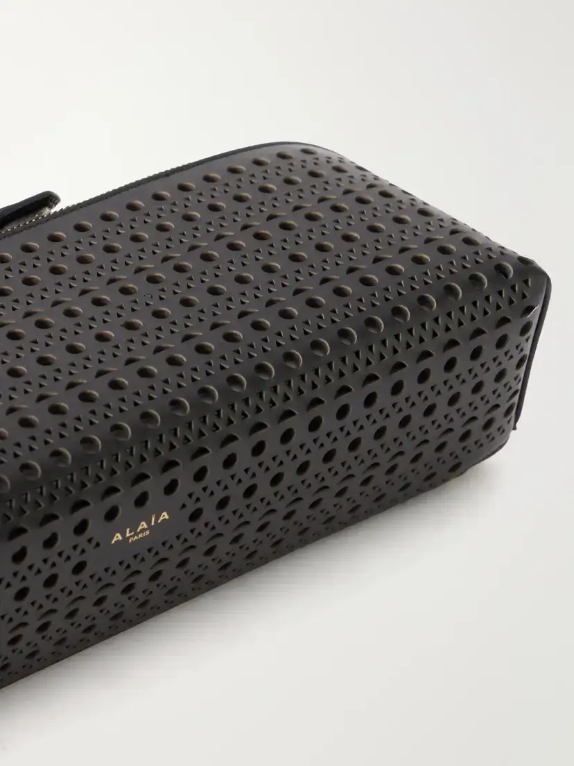 Alaïa Delta Laser-cut Leather Clutch | Thumbnail 4 Alaïa Delta Laser-cut Leather Clutch | Thumbnail 4