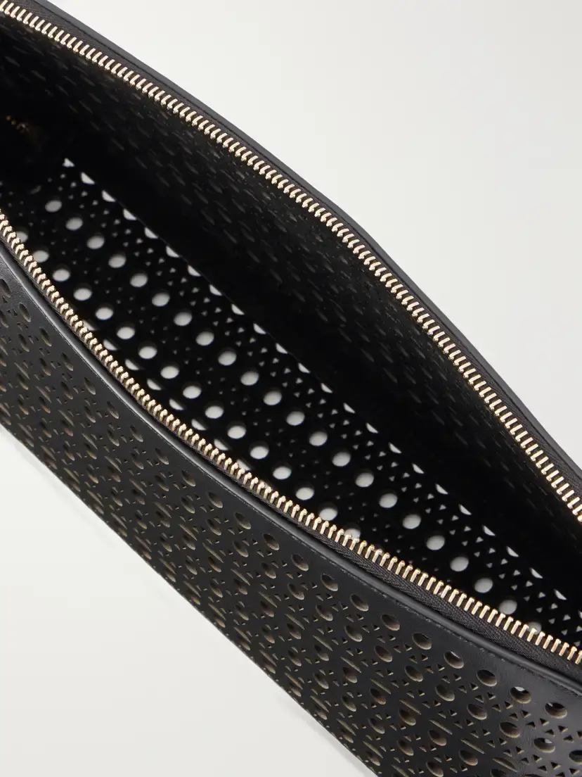 Alaïa Delta Laser-cut Leather Clutch | Thumbnail 5 Alaïa Delta Laser-cut Leather Clutch | Thumbnail 5