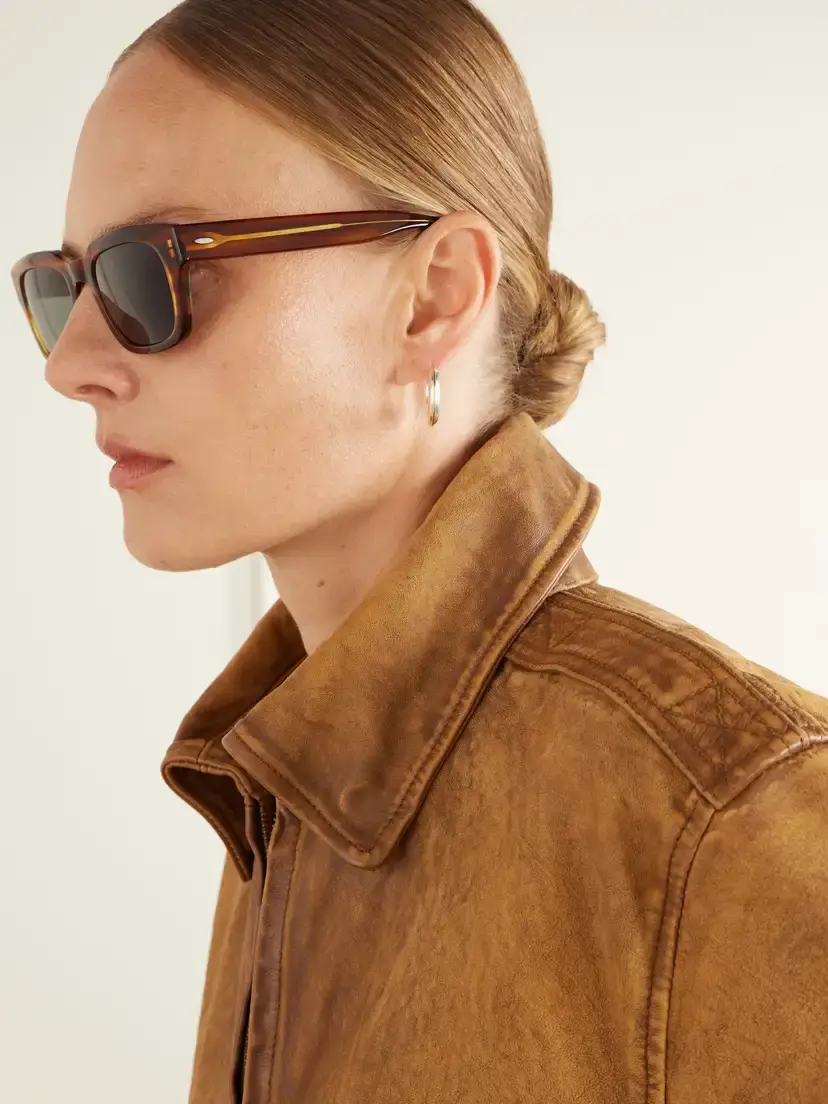 BARTON PERREIRA Butzi Havana D-frame Acetate Sunglasses | Thumbnail 5 BARTON PERREIRA Butzi Havana D-frame Acetate Sunglasses | Thumbnail 5
