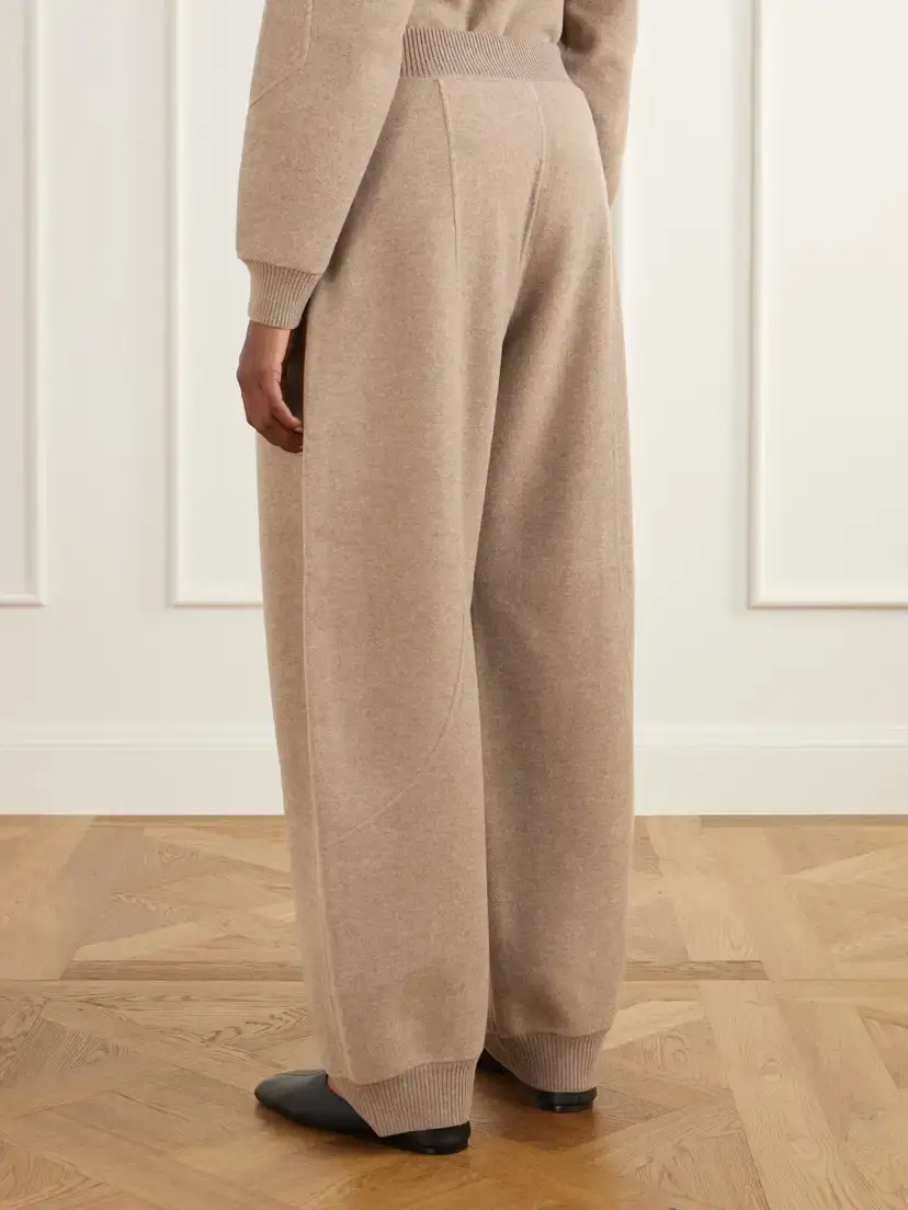 Max Mara Cesto Paneled Wool-blend Tapered Pants | Thumbnail 4