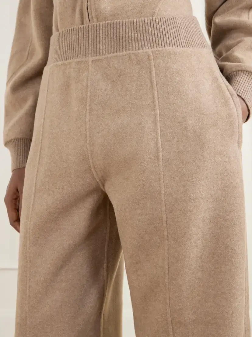 Max Mara Cesto Paneled Wool-blend Tapered Pants | Thumbnail 5