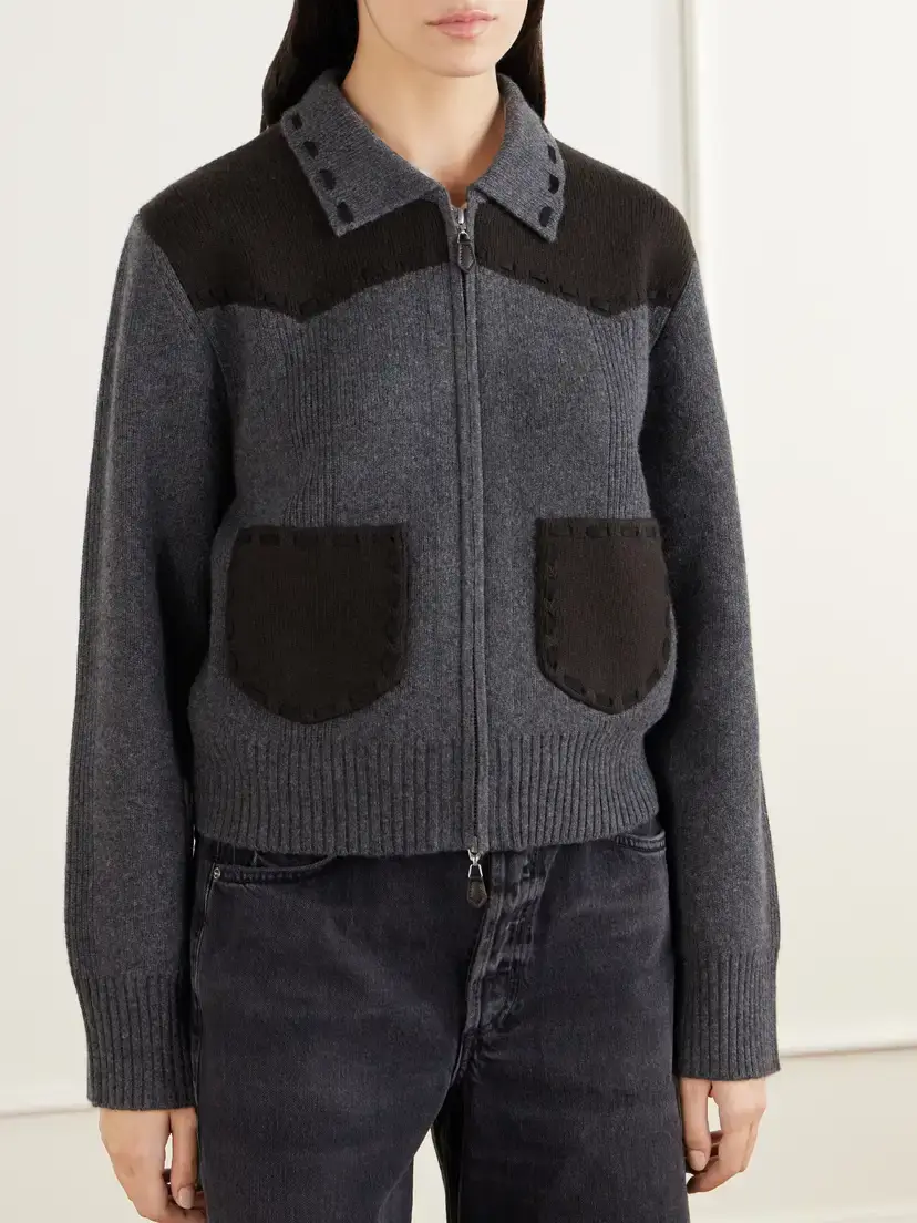 Guest In Residence Saddle Up! Wool And Cashmere-blend Jacket | Thumbnail 3 Guest In Residence Saddle Up! Wool And Cashmere-blend Jacket | Thumbnail 3