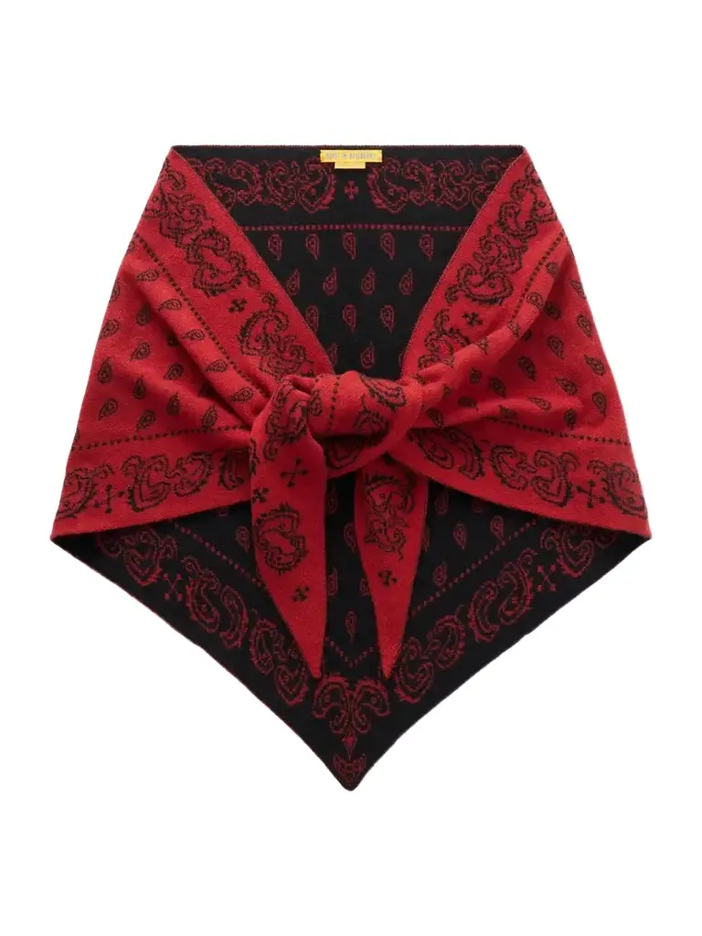 Guest In Residence The Wild Rag Cashmere-jacquard Scarf