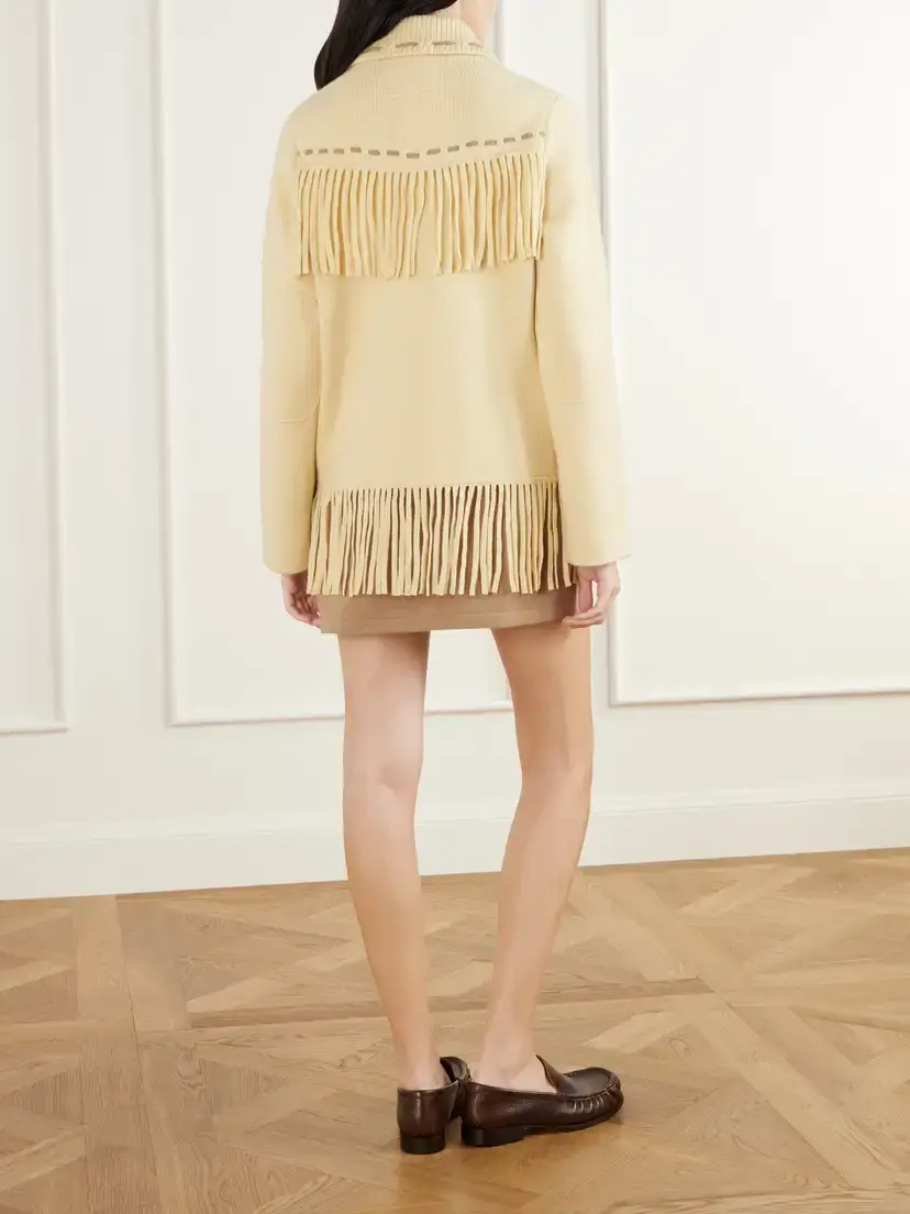Guest In Residence Western Fringed Wool-blend Jacket | Thumbnail 4 Guest In Residence Western Fringed Wool-blend Jacket | Thumbnail 4