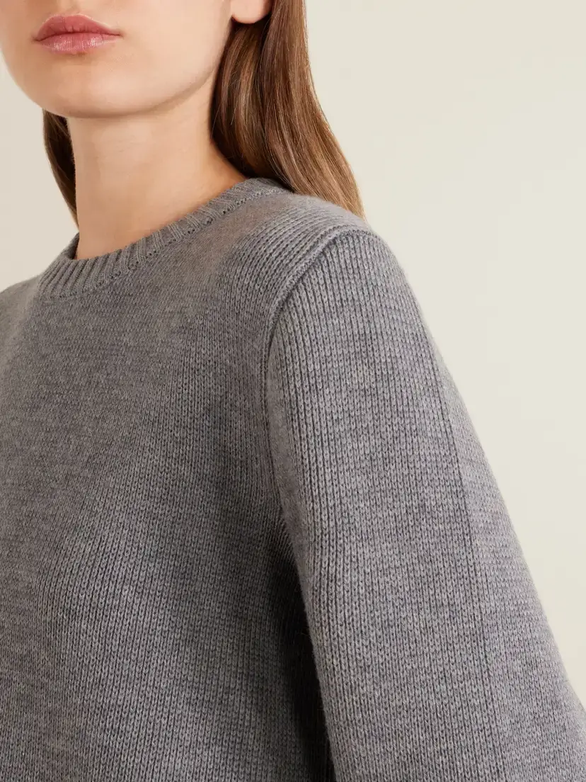 TOTEME Wool And Cotton-blend Sweater | Thumbnail 5 TOTEME Wool And Cotton-blend Sweater | Thumbnail 5