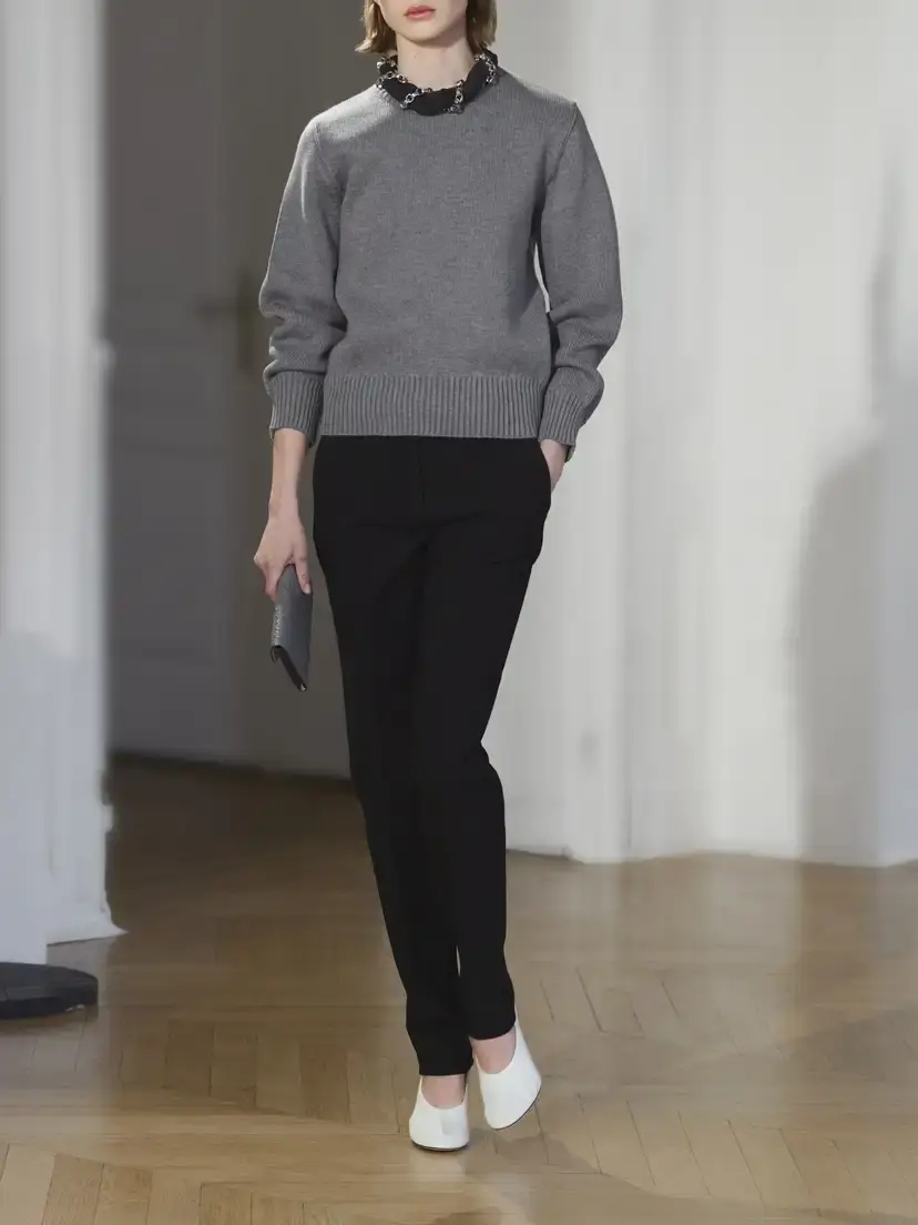 TOTEME Wool And Cotton-blend Sweater | Thumbnail 6 TOTEME Wool And Cotton-blend Sweater | Thumbnail 6