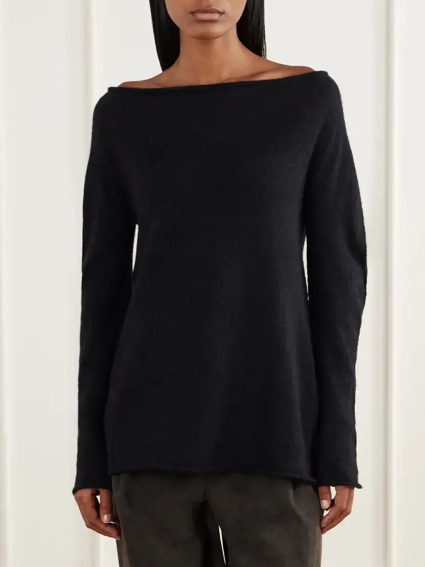 Lauren Manoogian Off-the-shoulder Wool-blend Sweater | Thumbnail 3 Lauren Manoogian Off-the-shoulder Wool-blend Sweater | Thumbnail 3