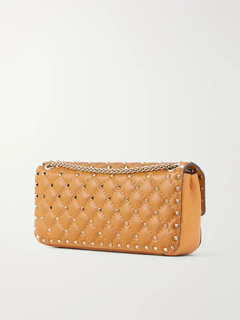 Valentino Garavani Spike Small Studded Quilted Leather Shoulder Bag | Thumbnail 4