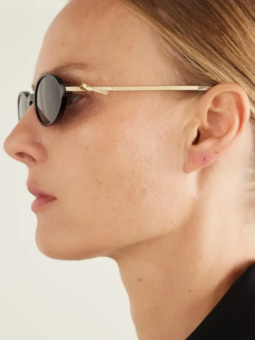 DIOR Eyewear Dior Bow R2i Oval-frame Acetate And Gold-tone Sunglasses | Thumbnail 5 DIOR Eyewear Dior Bow R2i Oval-frame Acetate And Gold-tone Sunglasses | Thumbnail 5