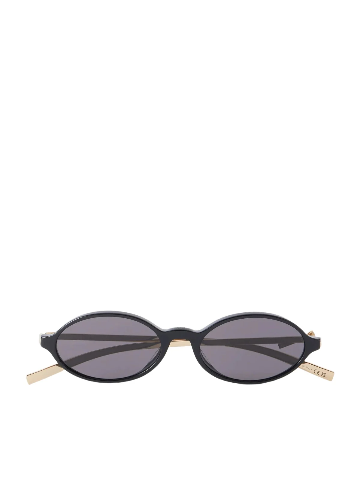 DIOR Eyewear Dior Bow R2i Oval-frame Acetate And Gold-tone Sunglasses - Black