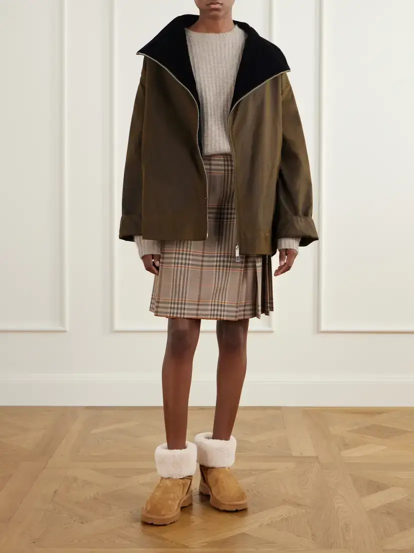 Burberry Shearling-trimmed Suede Ankle Boots | Thumbnail 4
