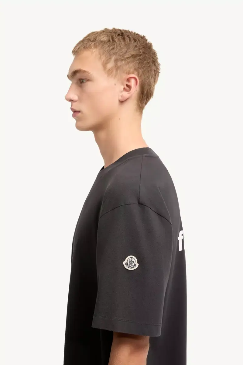 Moncler Logo Cotton T-shirt | Thumbnail 4 Moncler Logo Cotton T-shirt | Thumbnail 4