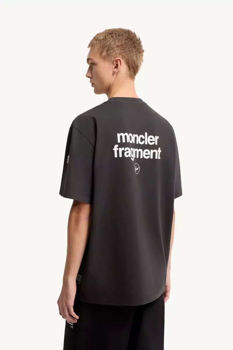Moncler Logo Cotton T-shirt | Thumbnail 6 Moncler Logo Cotton T-shirt | Thumbnail 6