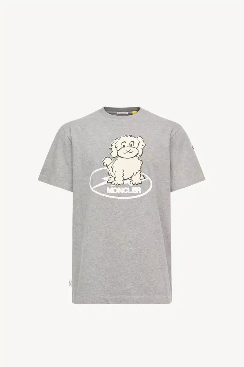 Moncler Dog Print Cotton T-shirt | Thumbnail 2 Moncler Dog Print Cotton T-shirt | Thumbnail 2