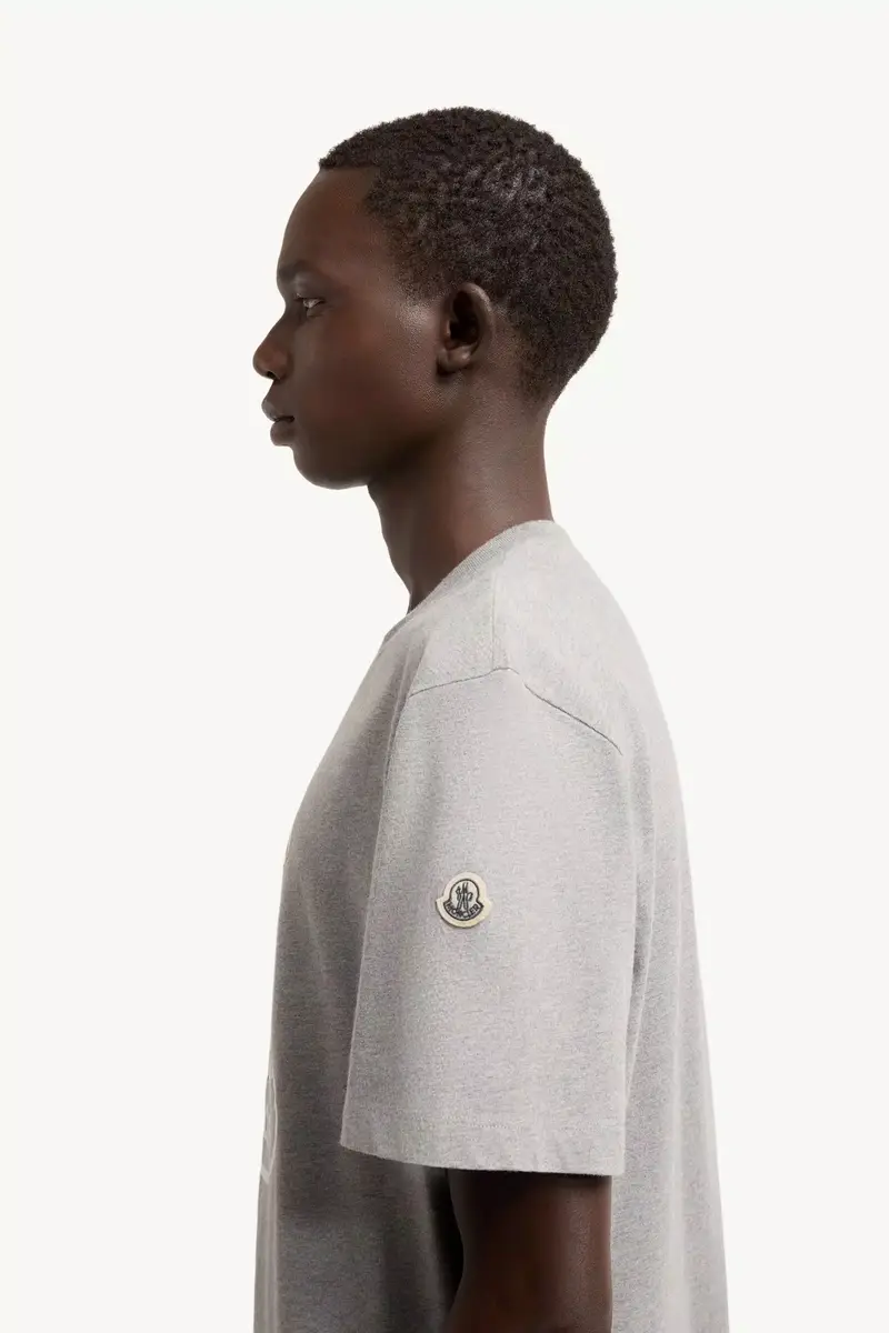 Moncler Dog Print Cotton T-shirt | Thumbnail 4 Moncler Dog Print Cotton T-shirt | Thumbnail 4