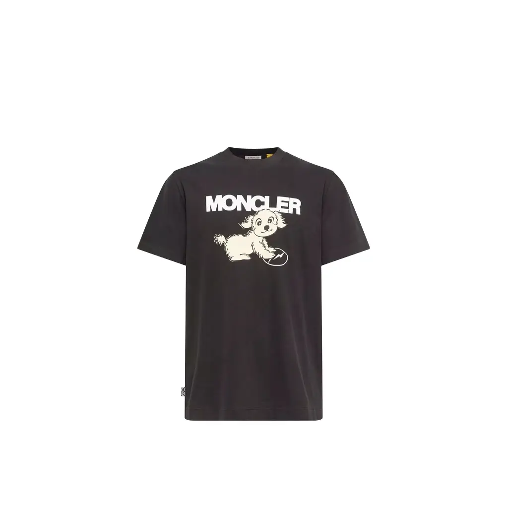 Dog Print Cotton T-shirt Dog Print Cotton T-shirt