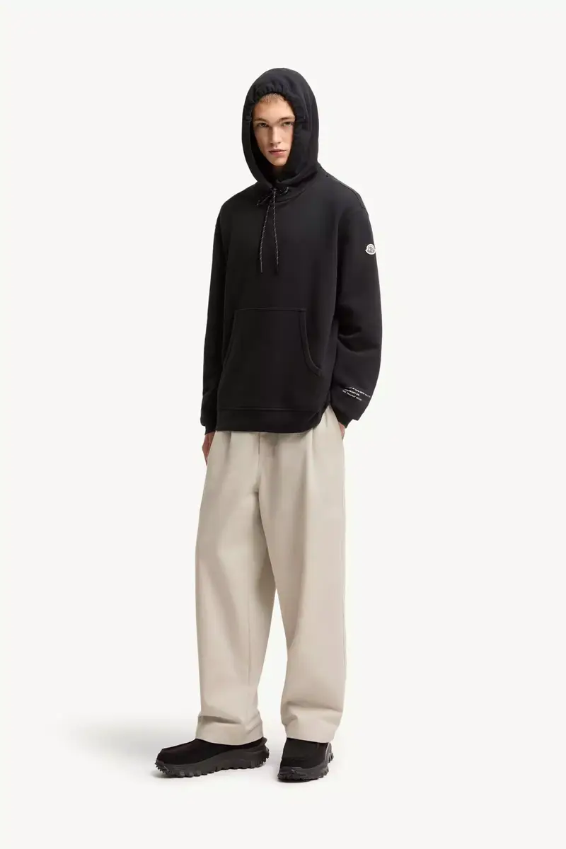 Moncler Logo Cotton Hoodie | Thumbnail 3