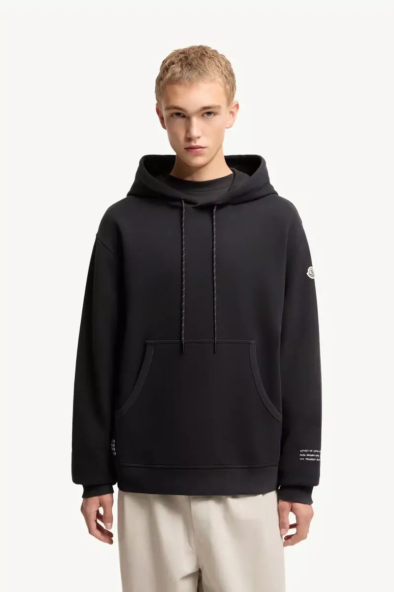 Moncler Logo Cotton Hoodie | Thumbnail 5