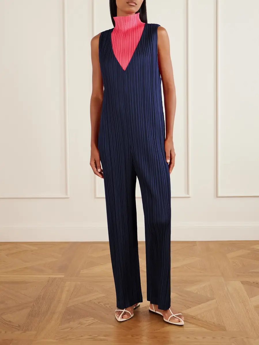 Pleats Please Issey Miyake September plissé jumpsuit | Thumbnail 2