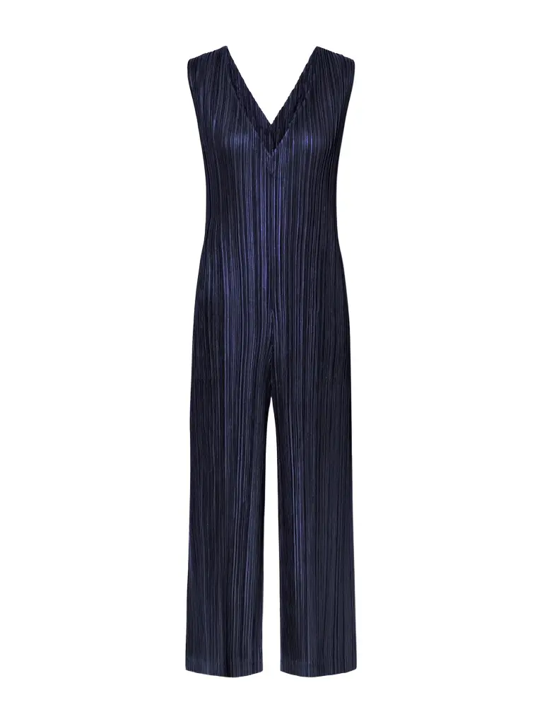 Pleats Please Issey Miyake September plissé jumpsuit