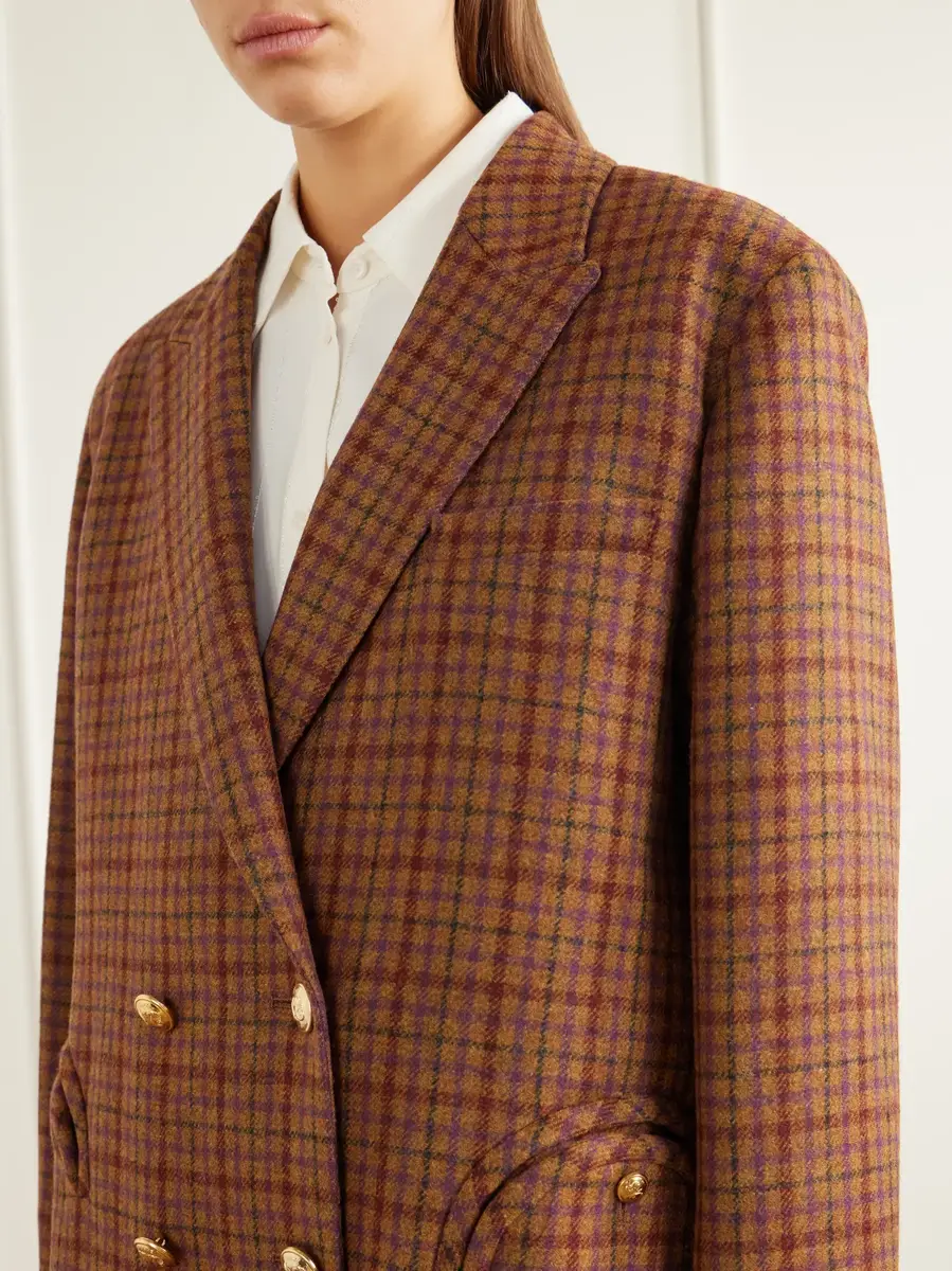 Blazé Milano Nightbreak checked wool blazer | Thumbnail 5