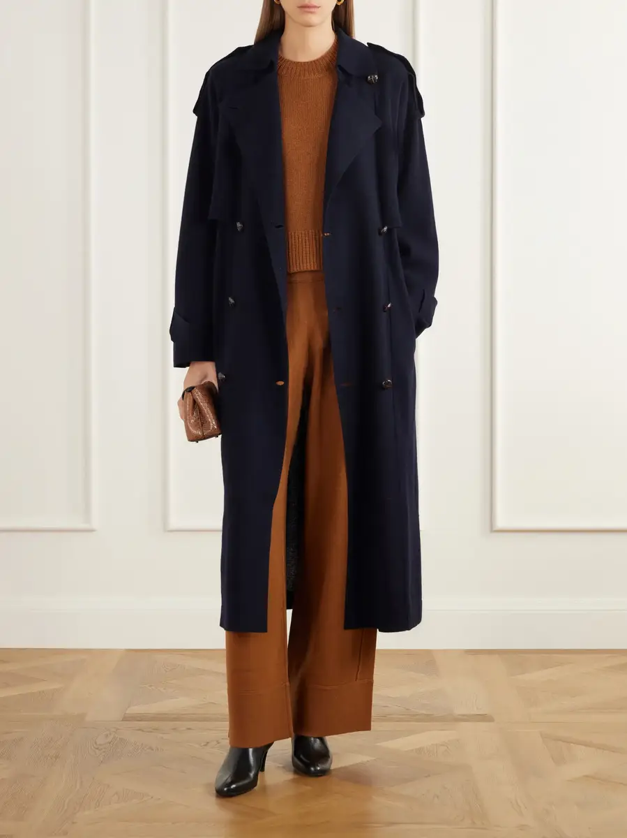 Allude Belted wool and cashmere-blend trench coat | Thumbnail 2 Allude Belted wool and cashmere-blend trench coat | Thumbnail 2