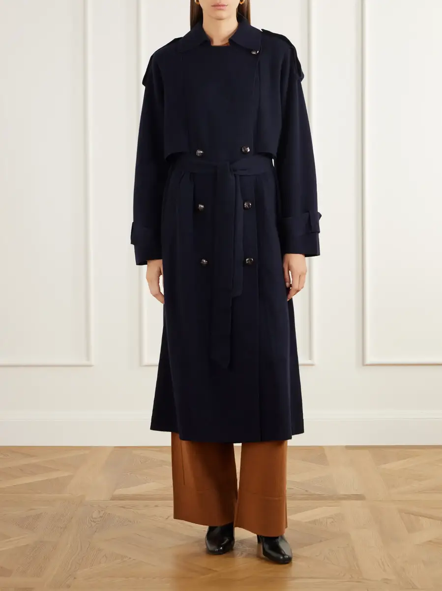 Allude Belted wool and cashmere-blend trench coat | Thumbnail 3 Allude Belted wool and cashmere-blend trench coat | Thumbnail 3