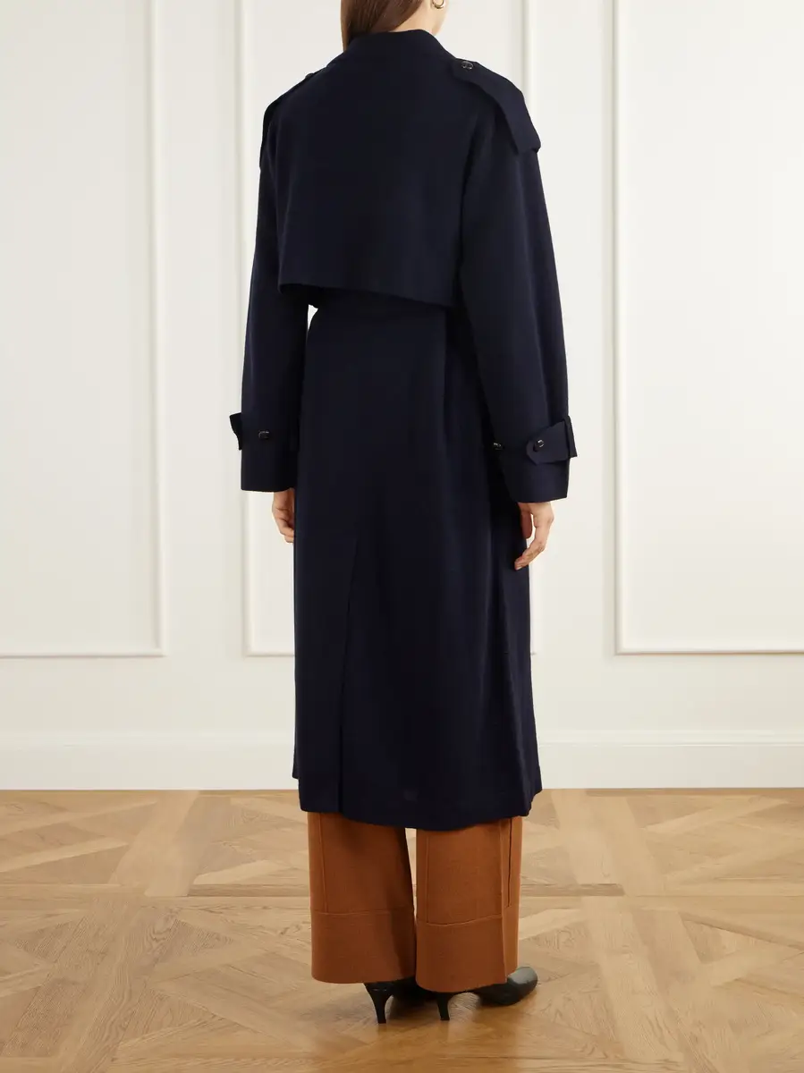 Allude Belted wool and cashmere-blend trench coat | Thumbnail 4 Allude Belted wool and cashmere-blend trench coat | Thumbnail 4