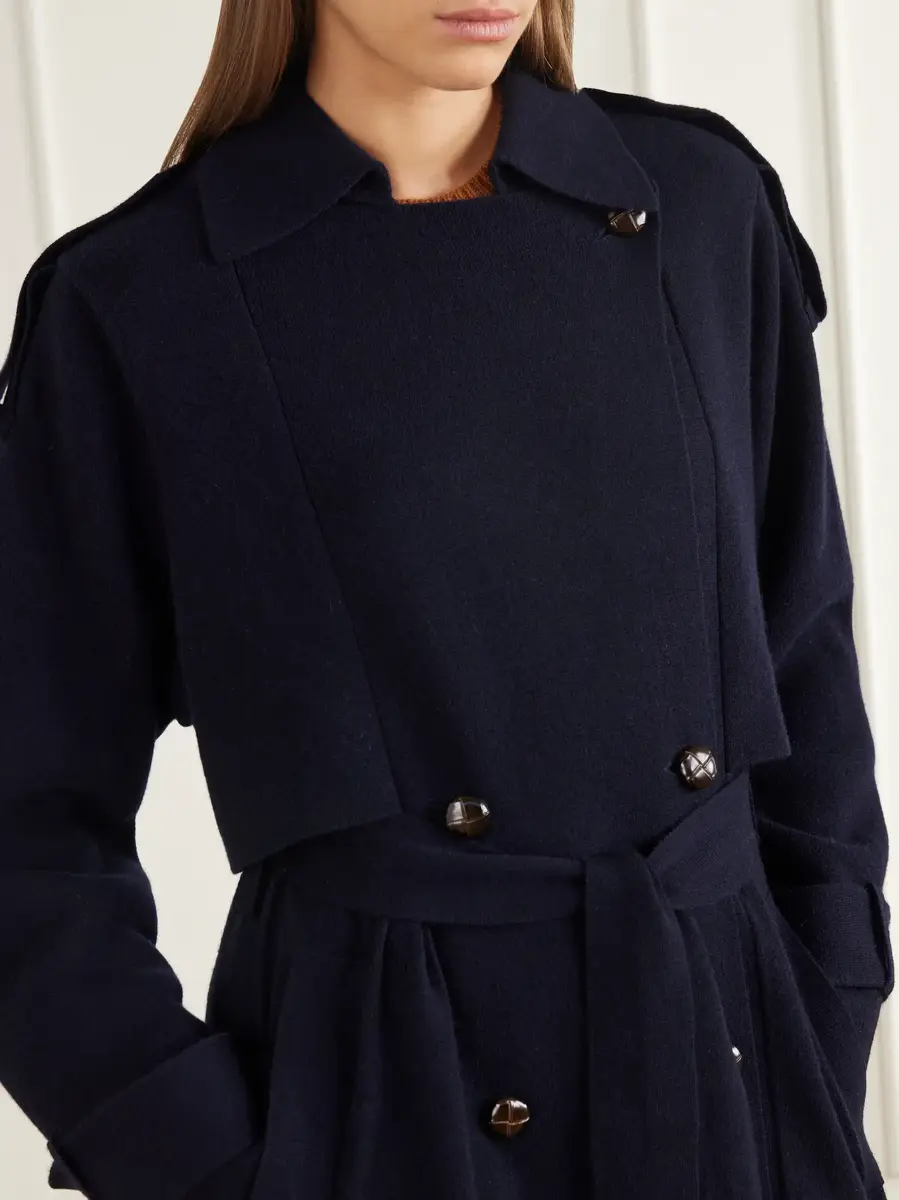 Allude Belted wool and cashmere-blend trench coat | Thumbnail 5 Allude Belted wool and cashmere-blend trench coat | Thumbnail 5