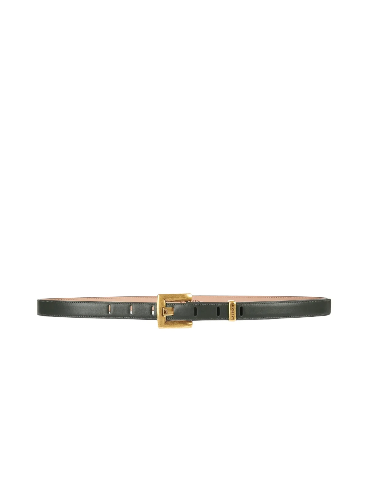 Balmain Anthem smooth leather belt