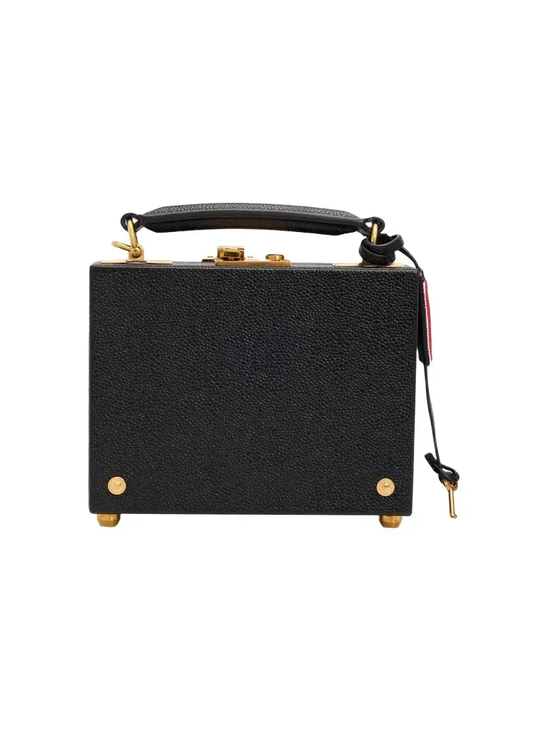 Thom Browne Women's Micro Pebble Leather Attaché Case