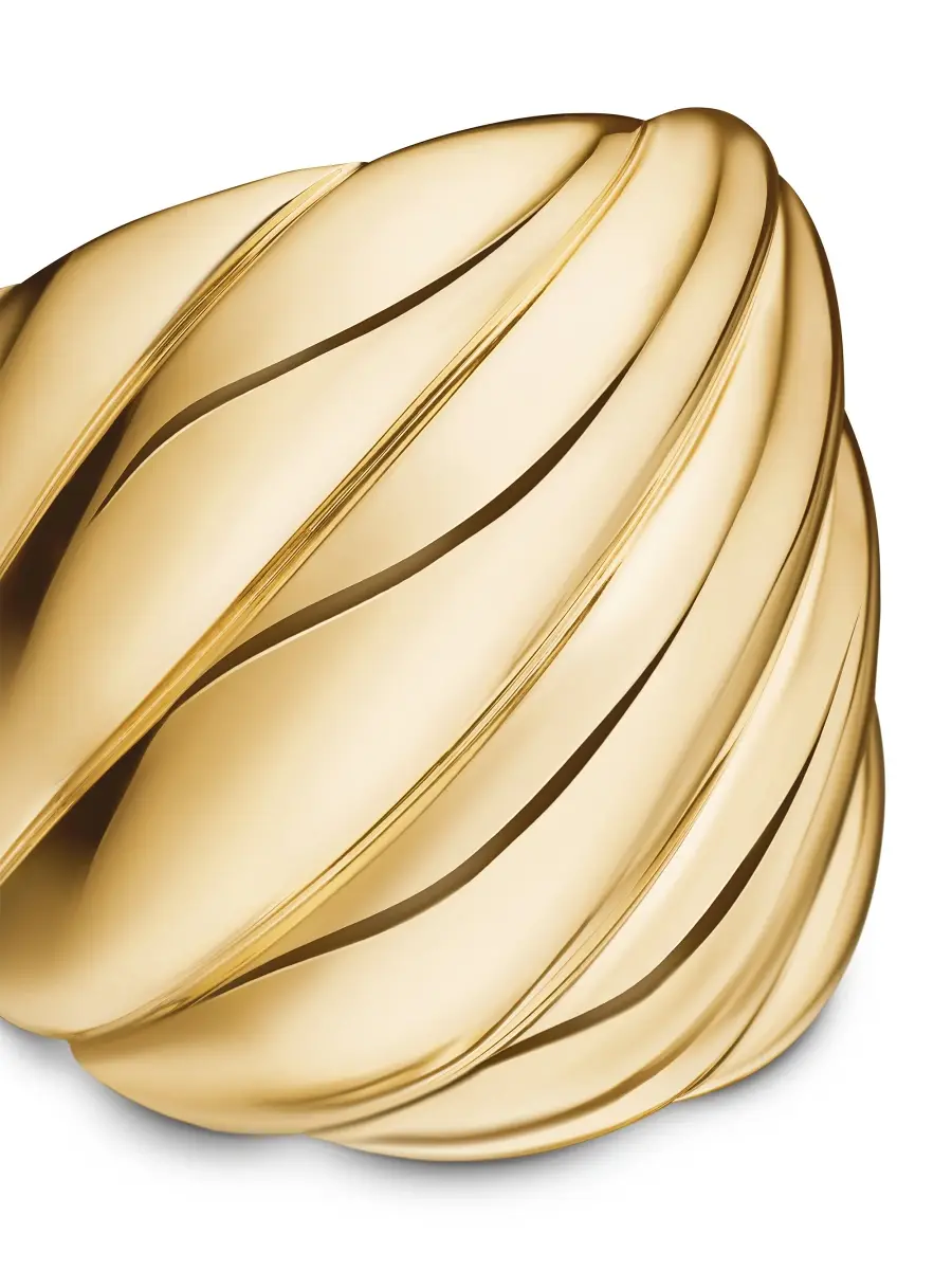 David Yurman Women's Sculpted Cable Ring in 18K Yellow | Thumbnail 5 David Yurman Women's Sculpted Cable Ring in 18K Yellow | Thumbnail 5