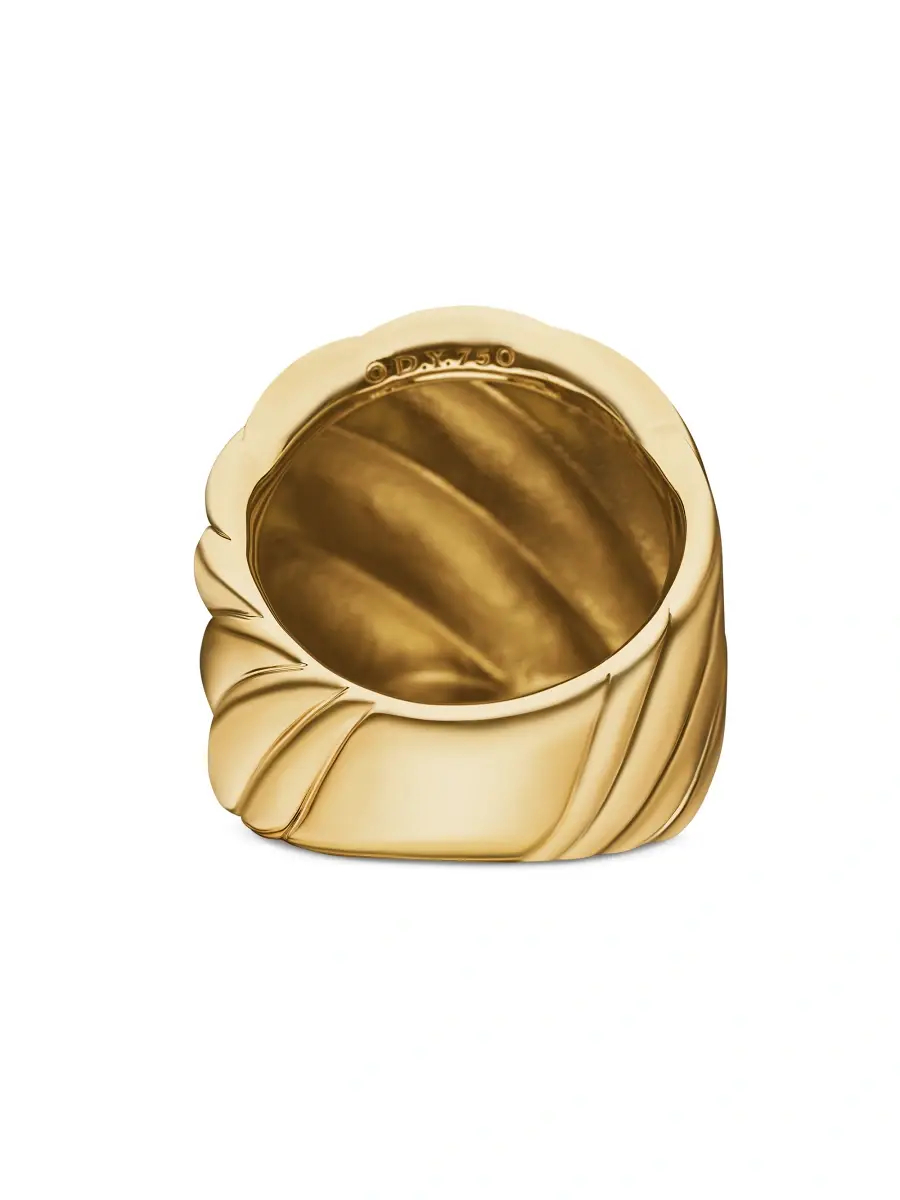 David Yurman Women's Sculpted Cable Ring in 18K Yellow | Thumbnail 6 David Yurman Women's Sculpted Cable Ring in 18K Yellow | Thumbnail 6