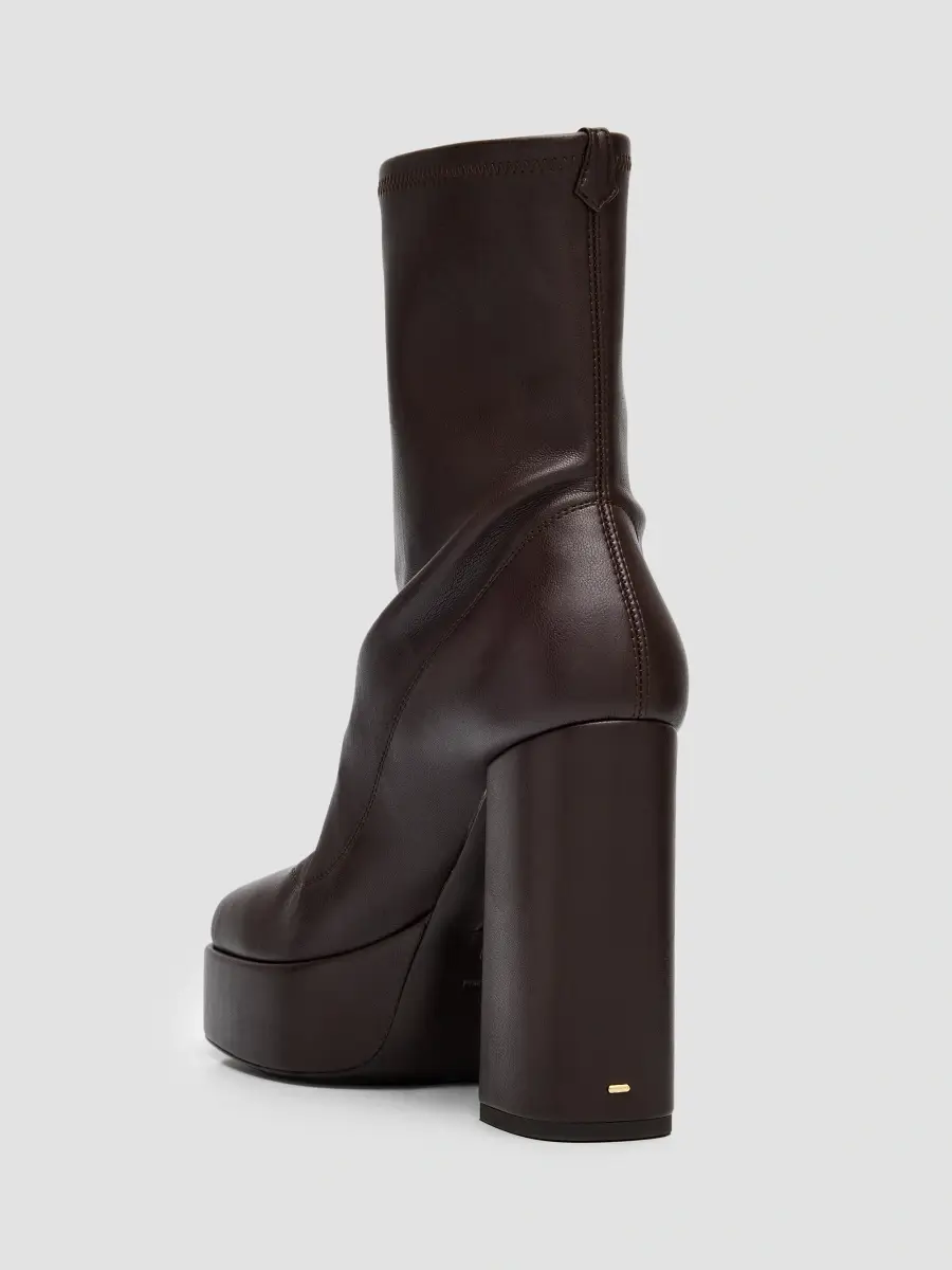 Giuseppe Zanotti Women's Granplage 115MM Leather Ankle Booties | Thumbnail 4 Giuseppe Zanotti Women's Granplage 115MM Leather Ankle Booties | Thumbnail 4