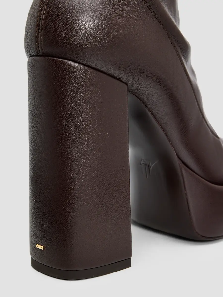 Giuseppe Zanotti Women's Granplage 115MM Leather Ankle Booties | Thumbnail 5 Giuseppe Zanotti Women's Granplage 115MM Leather Ankle Booties | Thumbnail 5