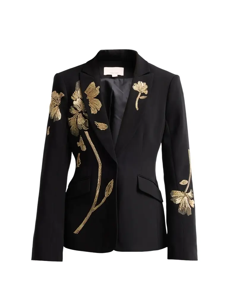 Cinq à Sept Women's Cheyenne Peony Beaded Blazer