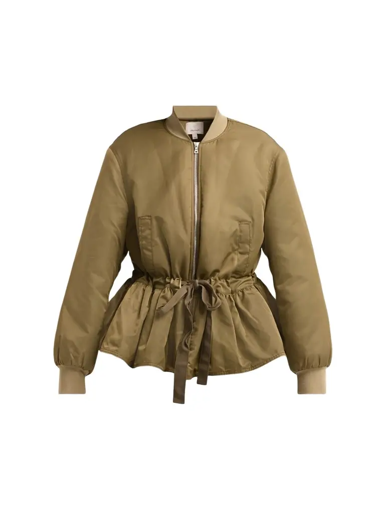 Cinq à Sept Women's Valerina Drawstring Bomber Jacket
