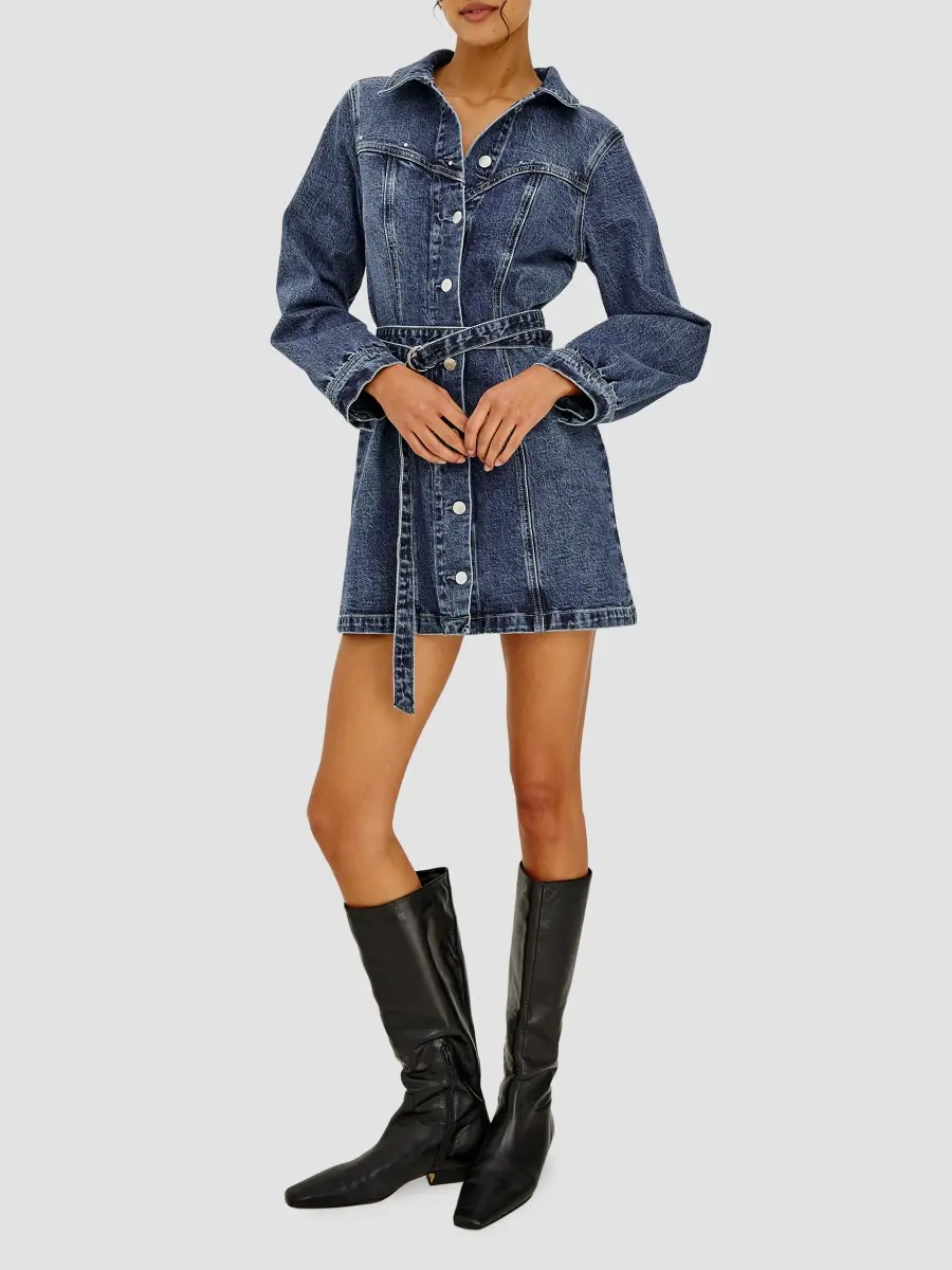RAILS Women's Montant Denim Mini Shirtdress | Thumbnail 2 RAILS Women's Montant Denim Mini Shirtdress | Thumbnail 2