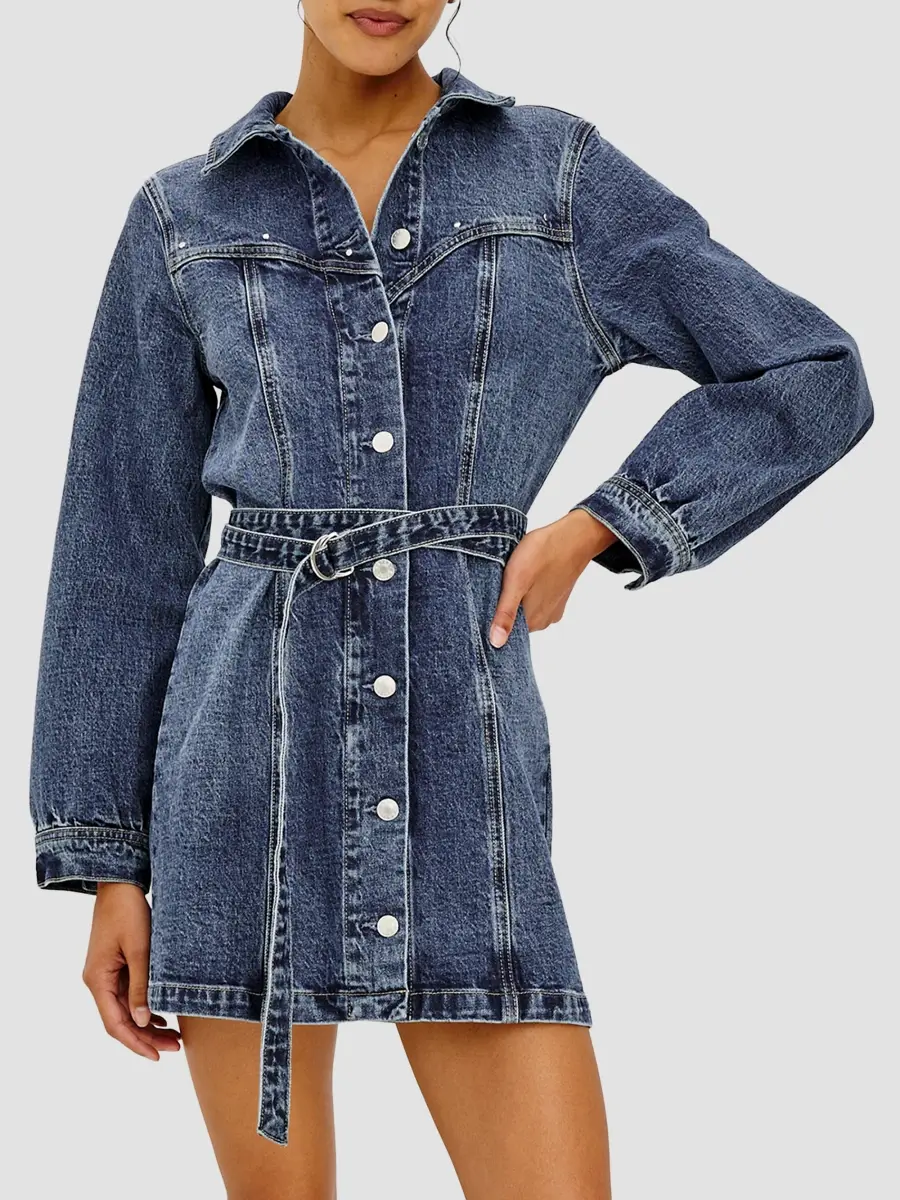 RAILS Women's Montant Denim Mini Shirtdress | Thumbnail 3 RAILS Women's Montant Denim Mini Shirtdress | Thumbnail 3