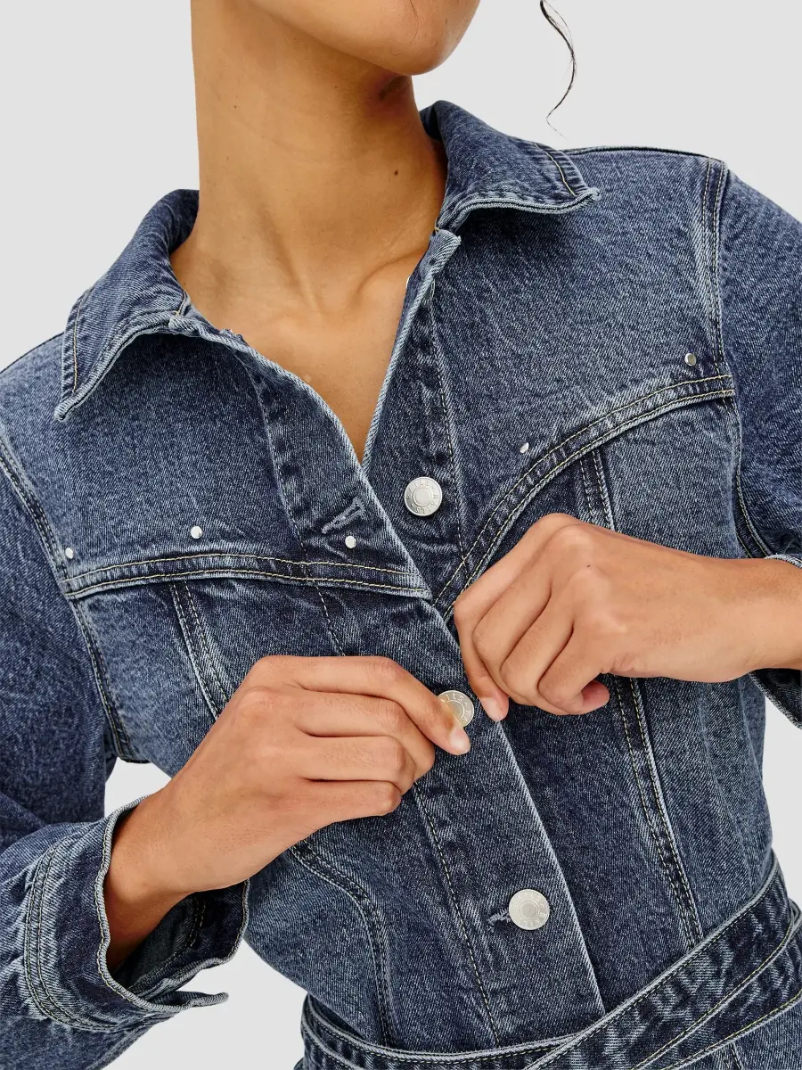 RAILS Women's Montant Denim Mini Shirtdress | Thumbnail 4 RAILS Women's Montant Denim Mini Shirtdress | Thumbnail 4