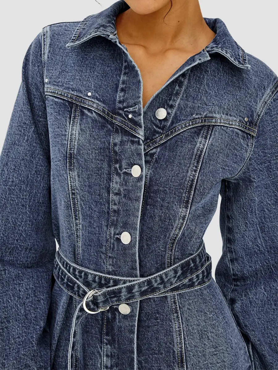 RAILS Women's Montant Denim Mini Shirtdress | Thumbnail 6 RAILS Women's Montant Denim Mini Shirtdress | Thumbnail 6