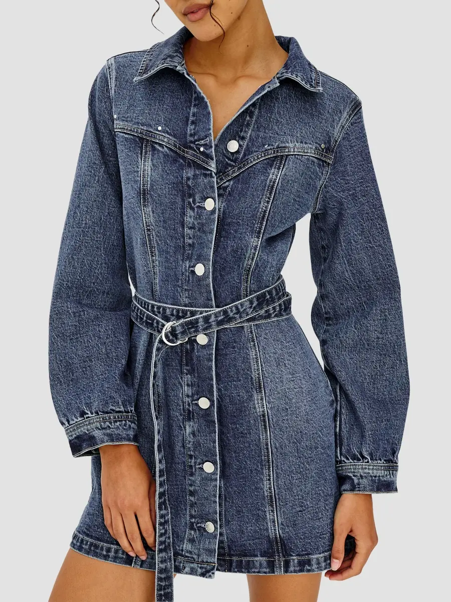 RAILS Women's Montant Denim Mini Shirtdress | Thumbnail 7 RAILS Women's Montant Denim Mini Shirtdress | Thumbnail 7