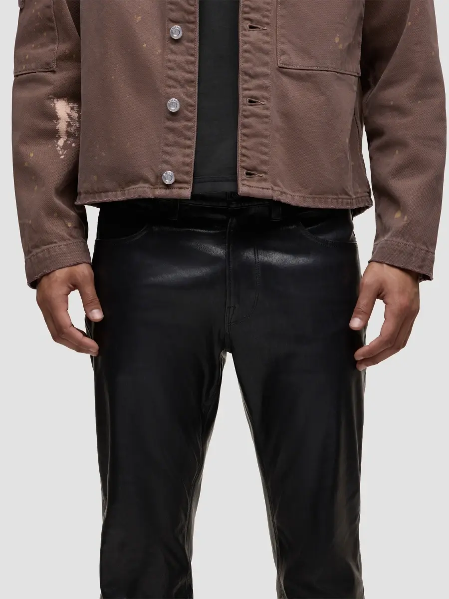 Hudson Jeans Men's Walker Leather Kick Flare Jeans | Thumbnail 5 Hudson Jeans Men's Walker Leather Kick Flare Jeans | Thumbnail 5