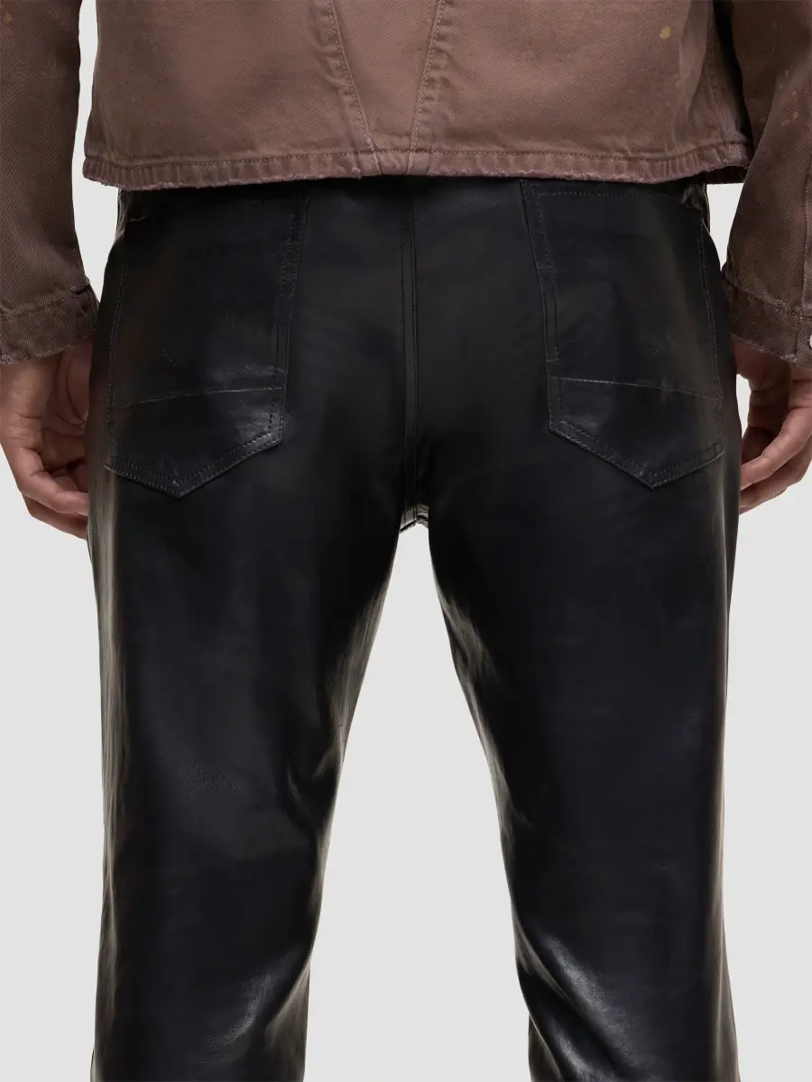 Hudson Jeans Men's Walker Leather Kick Flare Jeans | Thumbnail 6 Hudson Jeans Men's Walker Leather Kick Flare Jeans | Thumbnail 6