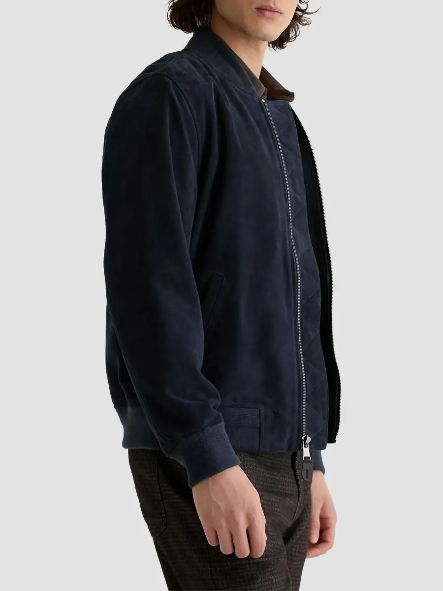 AG Jeans Men's Dayton Suede Bomber Jacket | Thumbnail 7 AG Jeans Men's Dayton Suede Bomber Jacket | Thumbnail 7