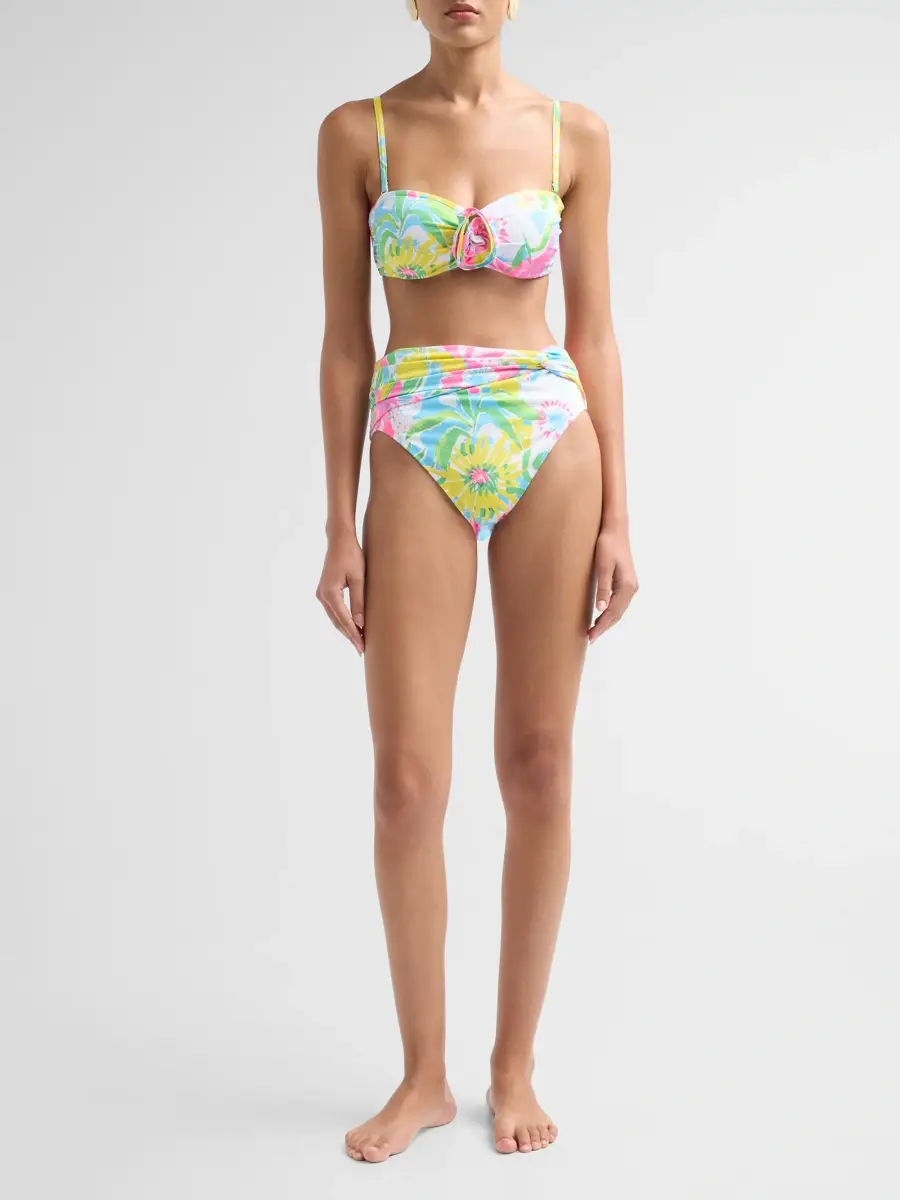 Lilly Pulitzer Women's Yarrow High-Waisted Bikini Bottom | Thumbnail 2
