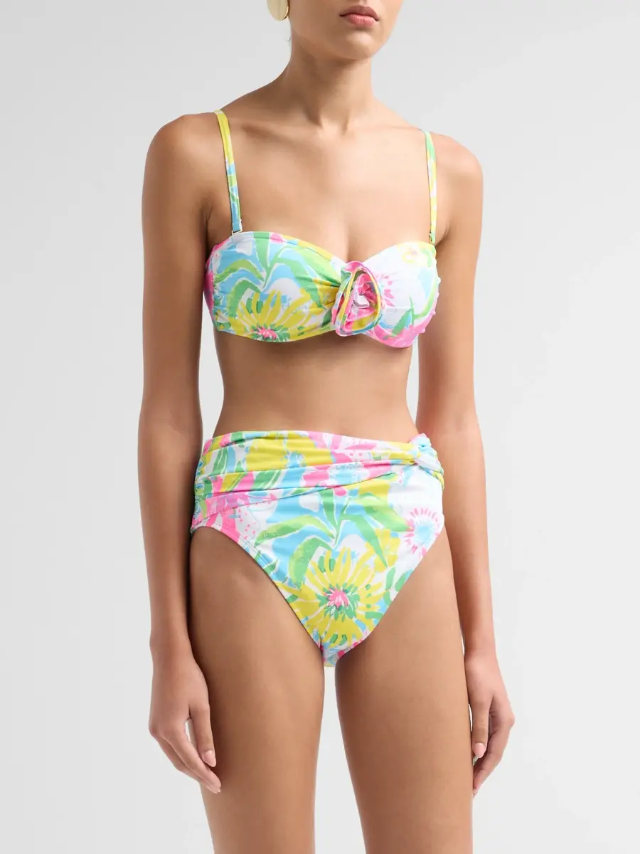 Lilly Pulitzer Women's Yarrow High-Waisted Bikini Bottom | Thumbnail 4