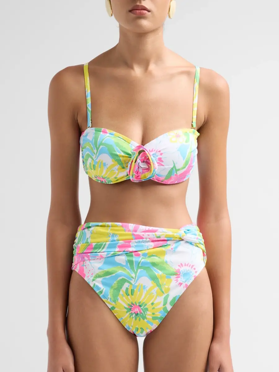 Lilly Pulitzer Women's Yarrow High-Waisted Bikini Bottom | Thumbnail 5